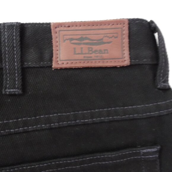 LL Bean Denim Jeans Men's Size 40x32 Black Cotton Classic Fit - Picture 9 of 11